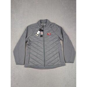 San Francisco 49ers Jacket Womens XL Gray NFL Football Antigua Altitude Full Zip